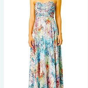 Parker Rainbow Maxi Dress Size 12